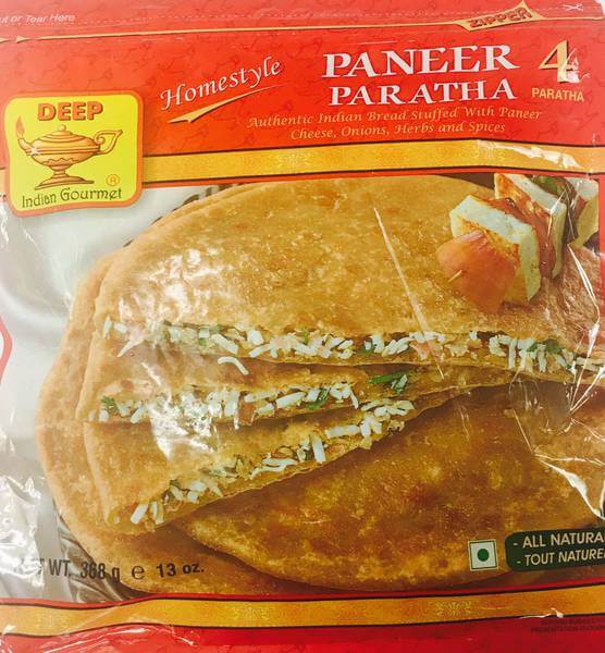 Deep Paneer Paratha 4 Pc