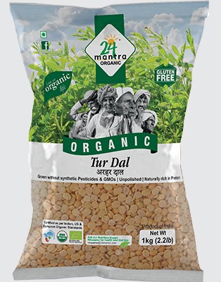 24 Mantra Organic Tur Dal 2L.B