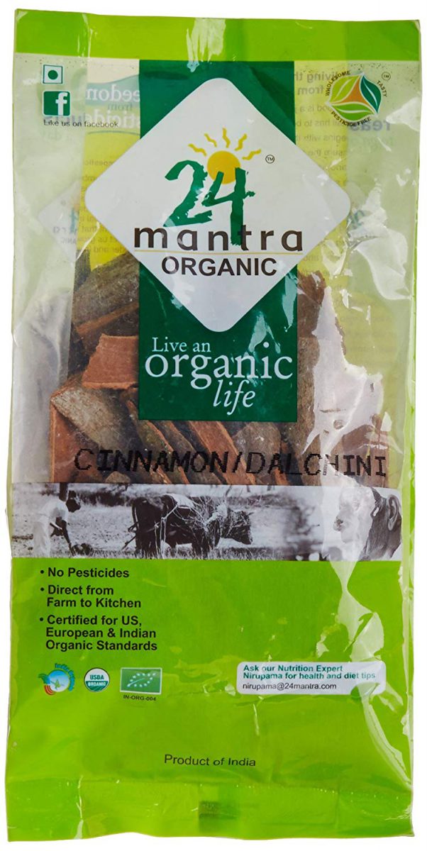 24 Mantra Organic Cinnamon 199 G