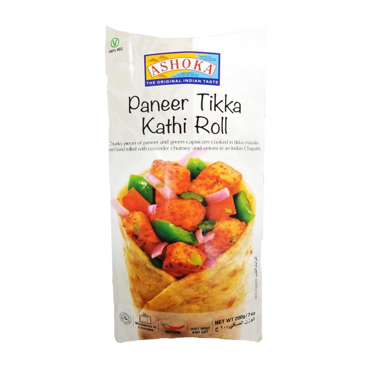 Ashoka Paneer Tikka Kathi Roll 200G