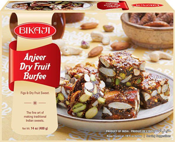 Bikaji Anjeer Dry Fruit Burfee 250Gm