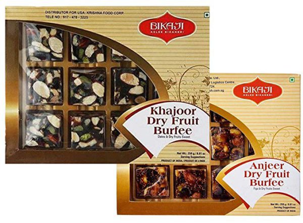 Bikaji Khajoor Dry Fruit Burfee 250Gm