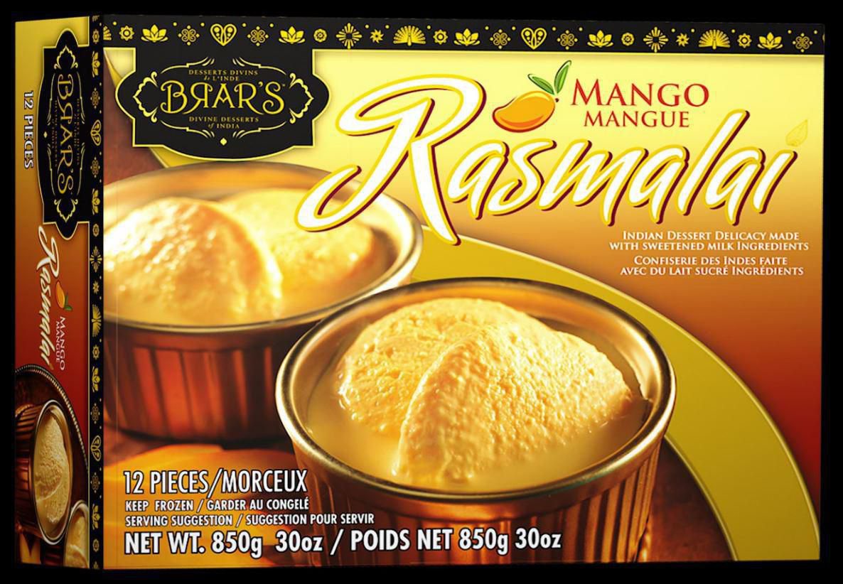 Brar Mango Rasmalai 850Gm