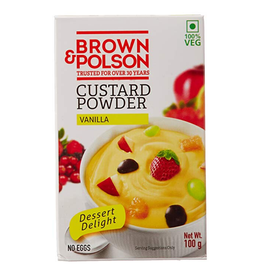 Brown & Polson Mustard Powder Vanilla 500G
