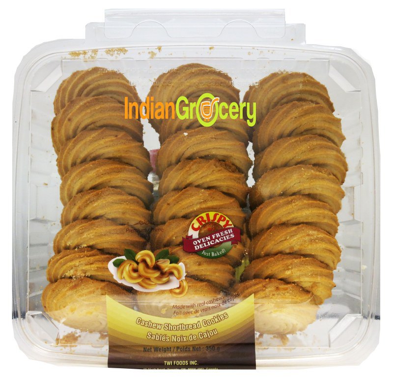 Crispy Cashew Shortbread Cookies 350 Gm