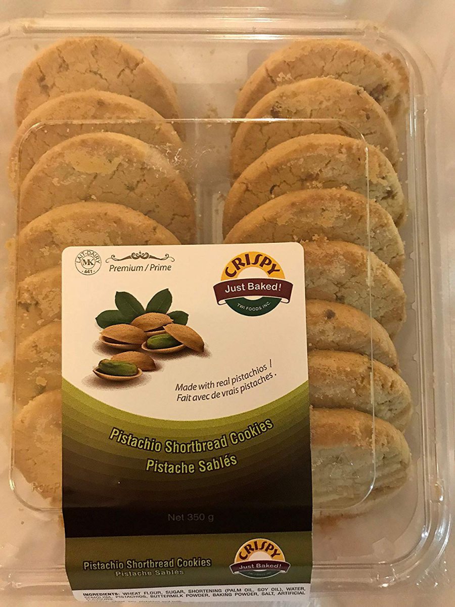 Crispy Pistachio Shortbread Cookies 350 Gm