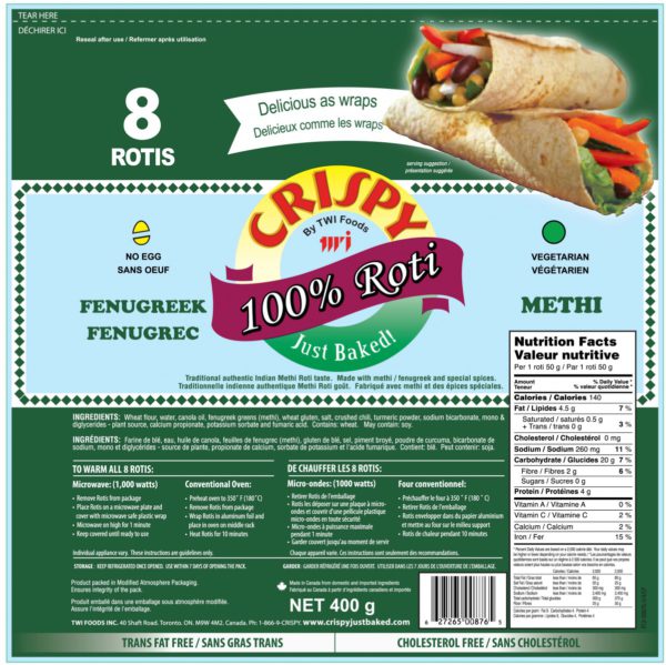 Crispy Methi Roti
