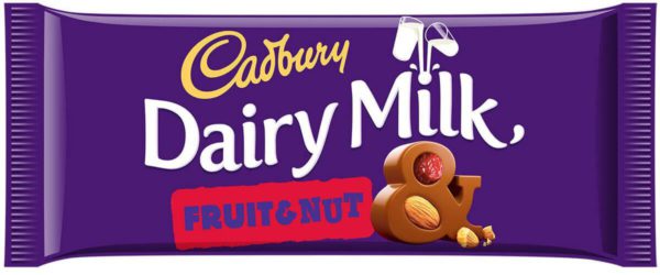 Dairy Milk Fruit And Nut 110 Gm