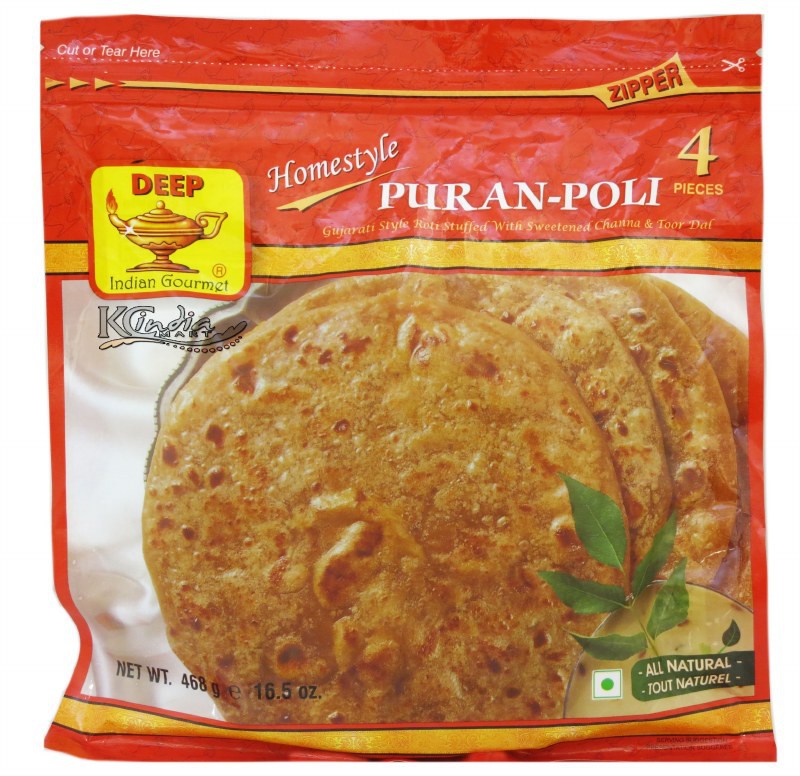 Deep Puran Poli 4 Pieces 468 G