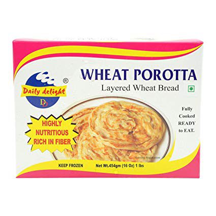 Daily Delight Quinoa Porotta 454Gm