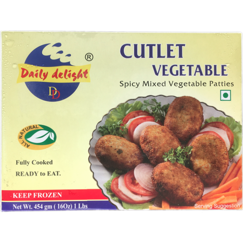 Daily Delight Cutlet Vegetable 454Gm