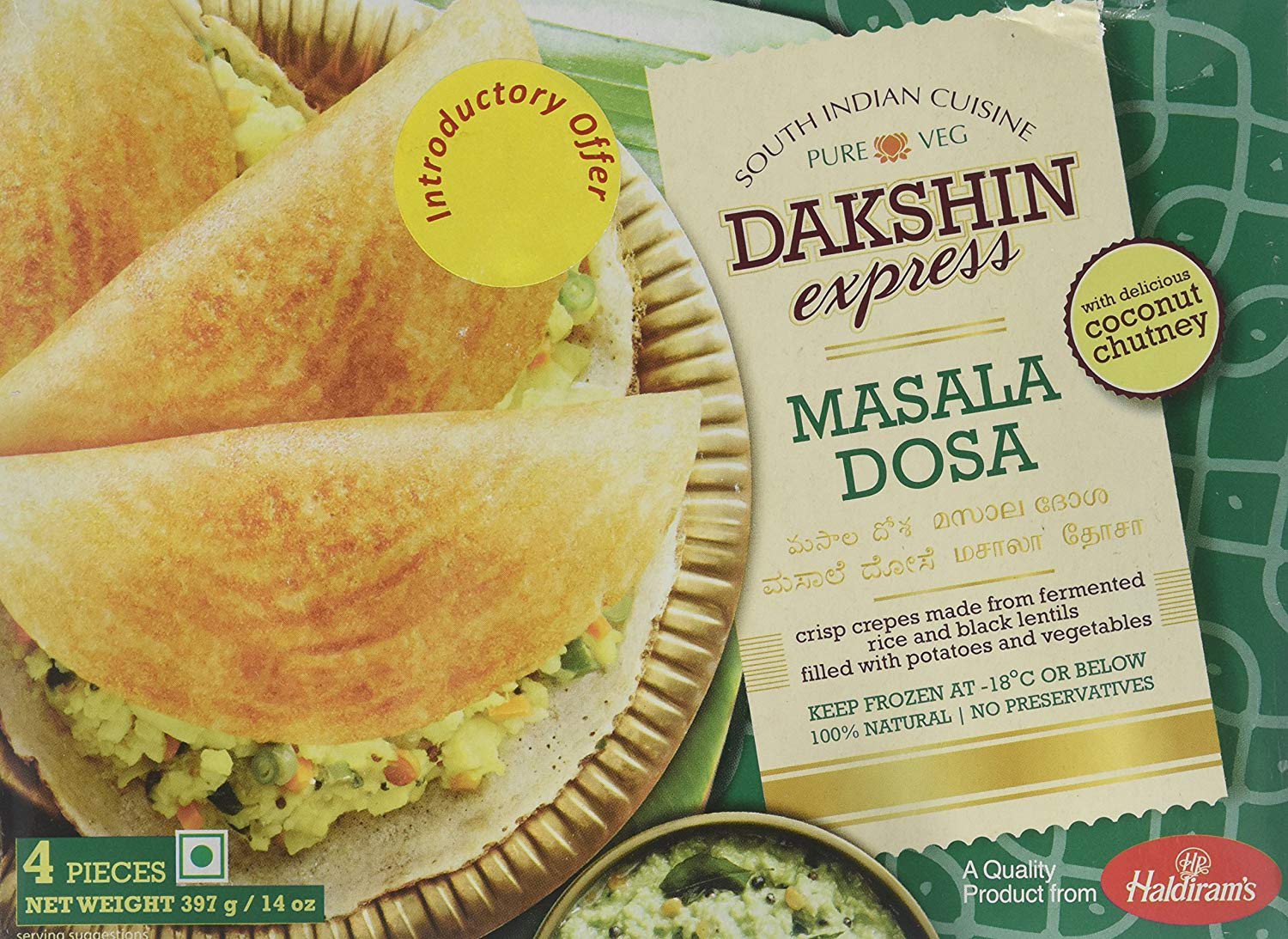 Dakshin Express Masala Dosa 397 Gm
