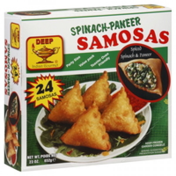 Deep Spinach Paneer Samosa 24Piec