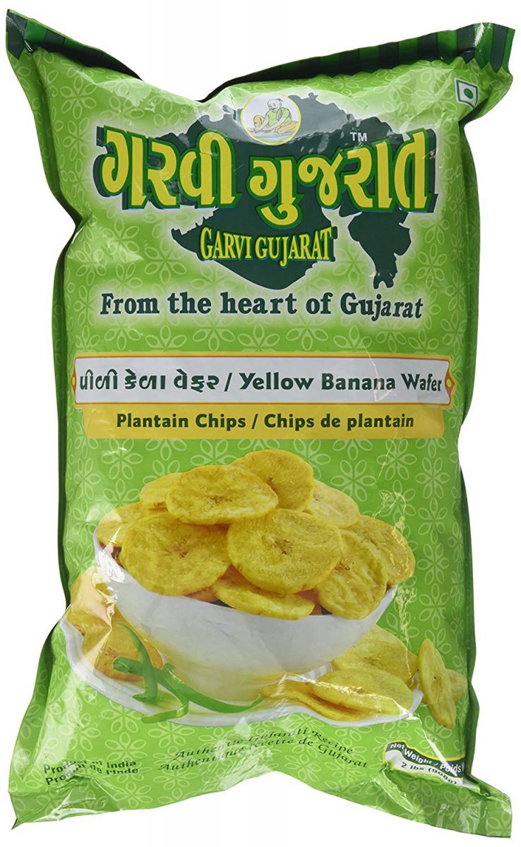 Garvi Gujarat Yello Banana Wafer 908 G