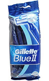 Gillette Blue Ii Razor 10 Cnt