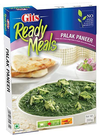 Gits Ready Meals Palak Paneer 285 G