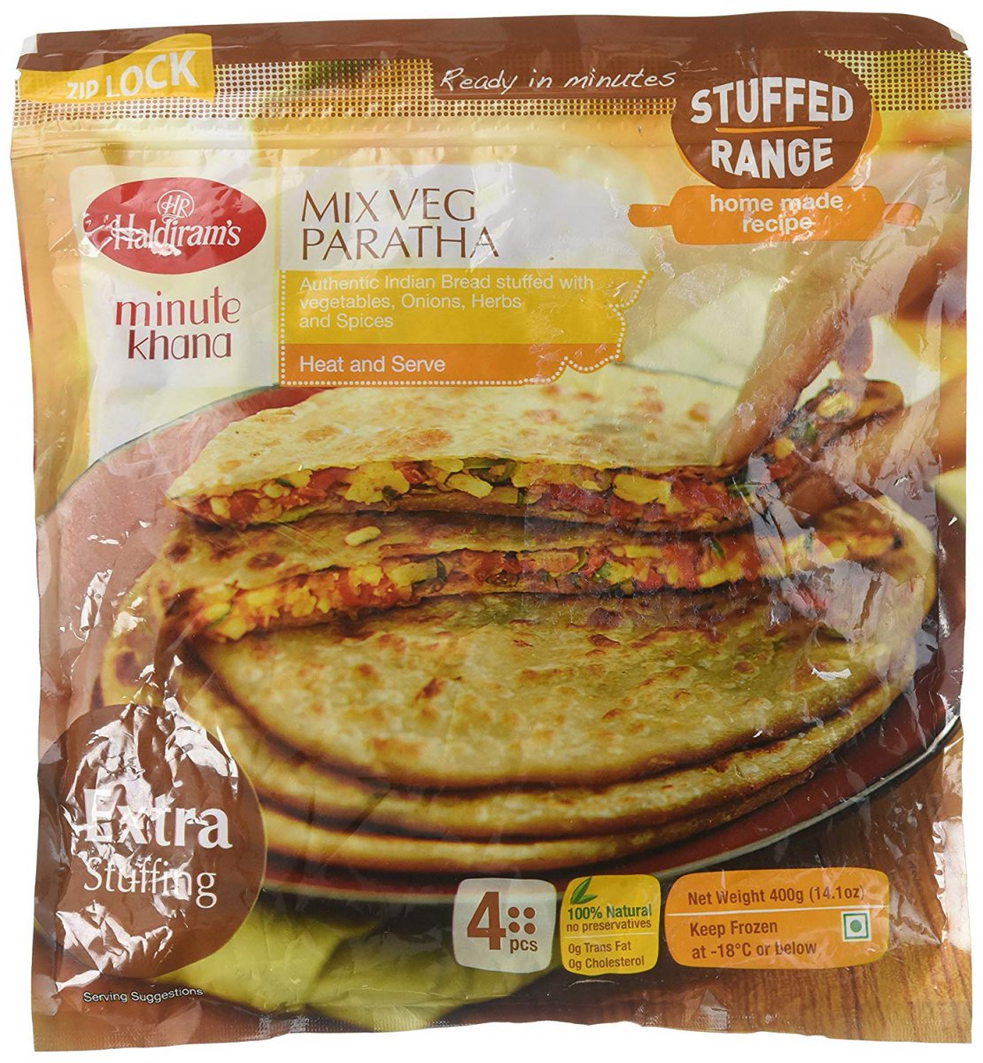 Haldiram Mix Veg Paratha