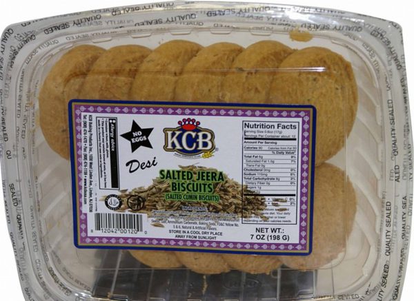 Kcb Salted Jeeera Biscuits 7 Oz