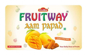 KRUTIKA FRUITWAY AAM PAPAD 100 GMS