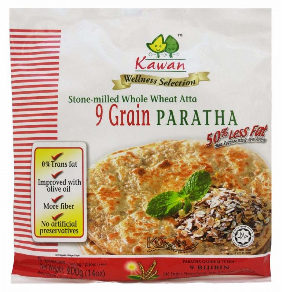 Kawan 9 Grain Paratha 400Gm