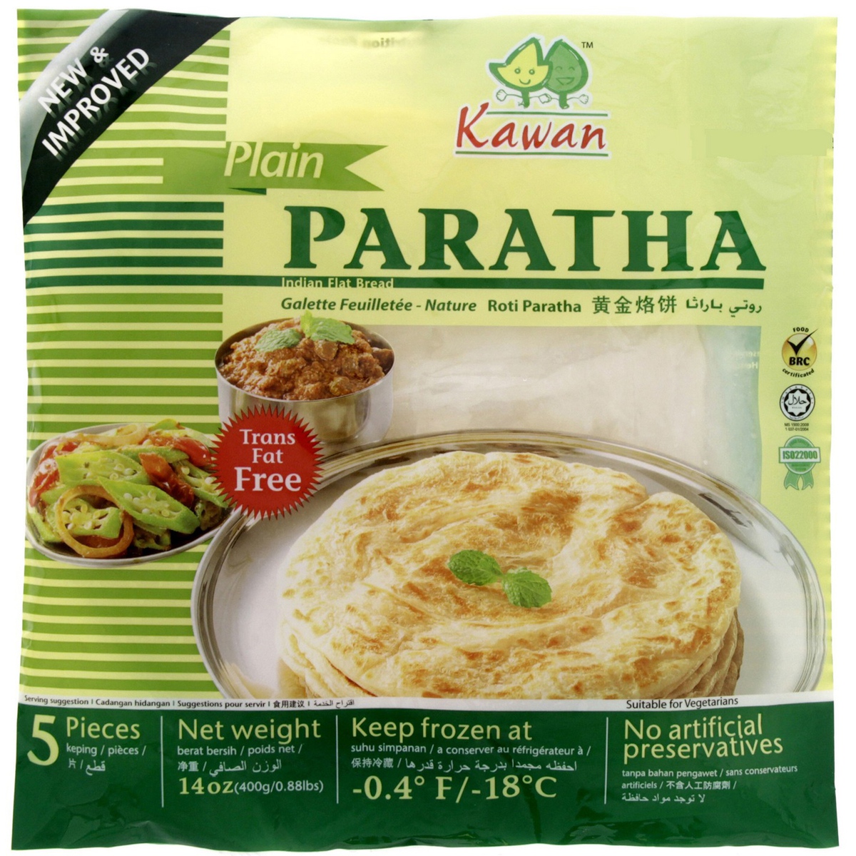 Kawan Plain Paratha 400G