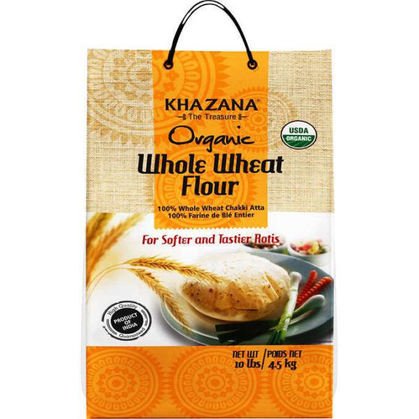 Khazana Organic Wheat Flour 10Lb