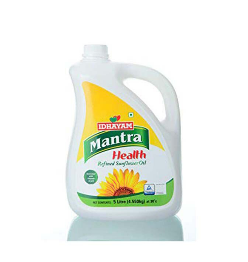 Idhayam Refined Sunflower Oil 5L
