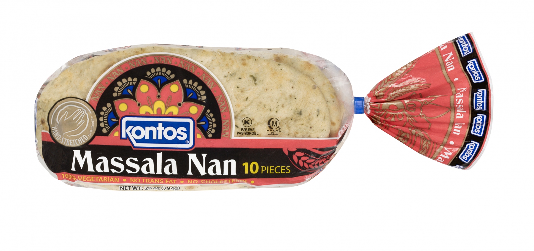 Kontos Masala Naan 10 Pcs