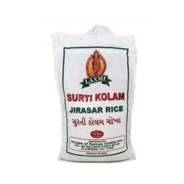 Laxmi Surti Kolam Jirasar Rice 10Lb
