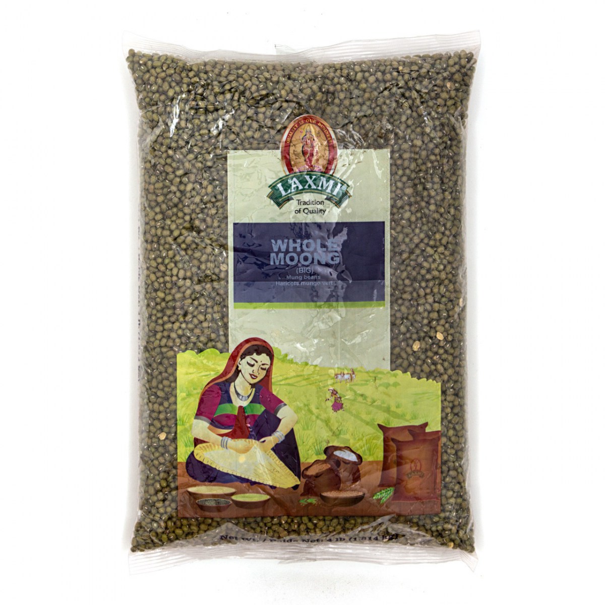Laxmi Whole Moong 4Lb