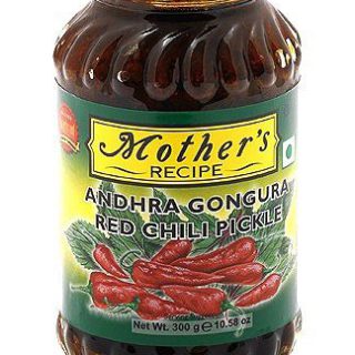 Mother Gongura Red Chili Pickle 300 G