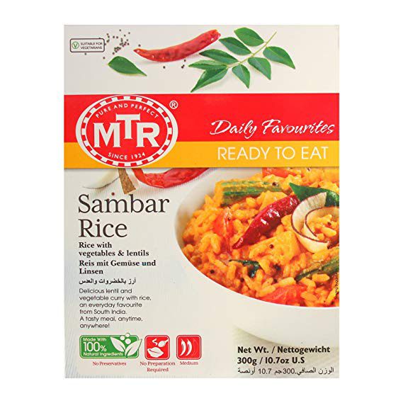 Mtr Rte Sambar Rice 300 Gm