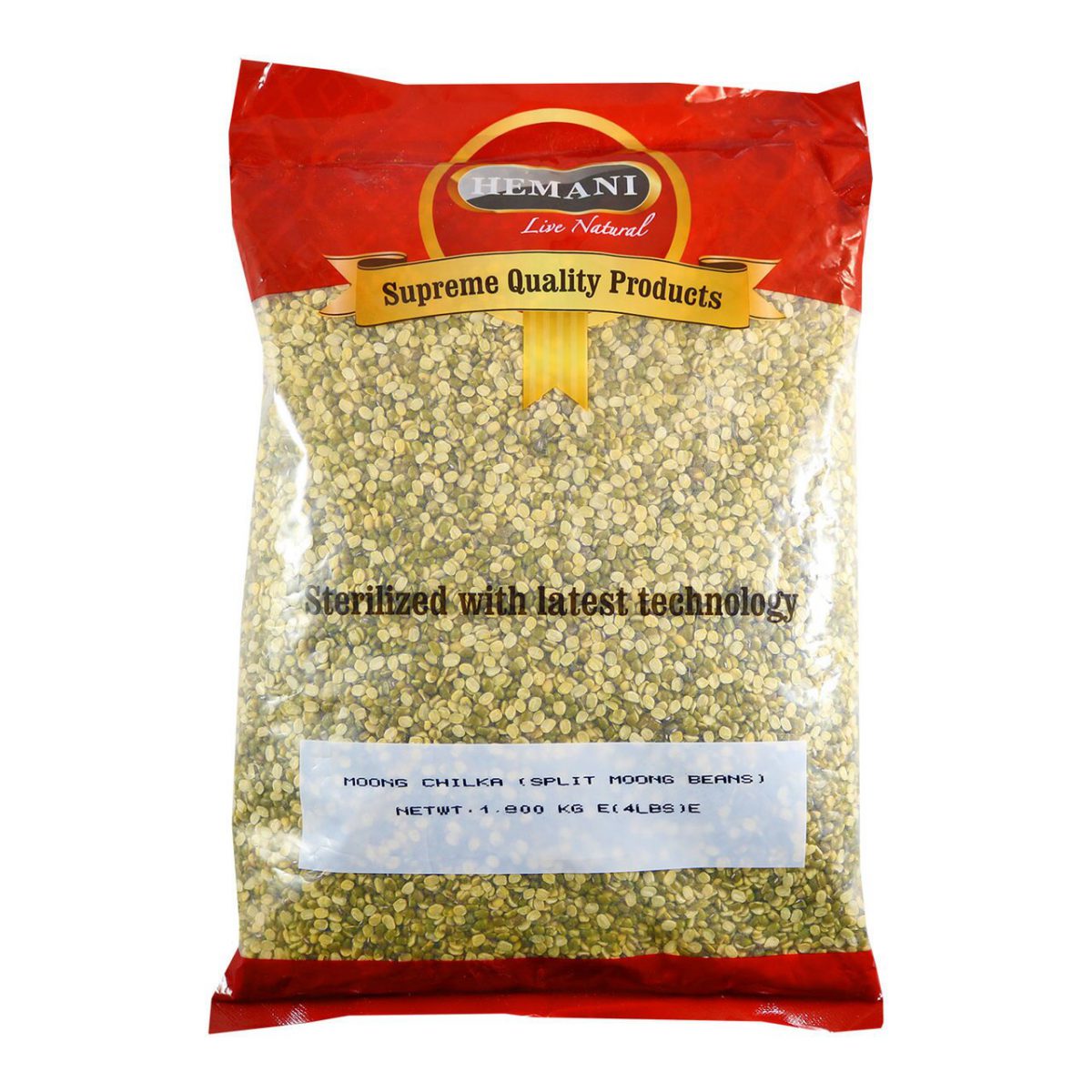 Moong Chilka 4Lb