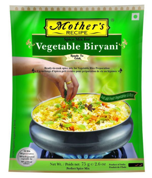Mothers Vegetable Biryani 75 Gm