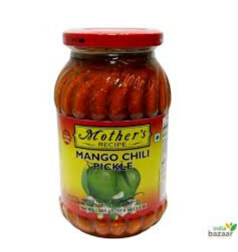 Mother's mango chilli pickle 500gm
