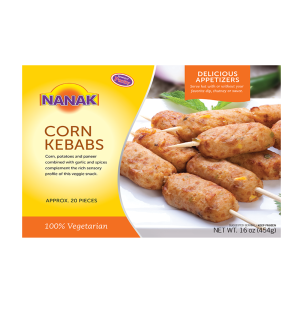 Nanak Corn Kababs 454G