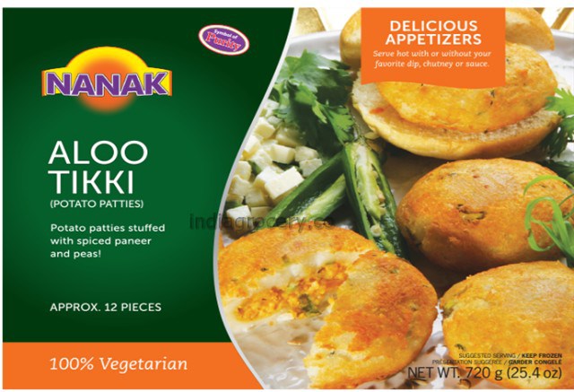 Nanak Aloo Tikki 720Gm