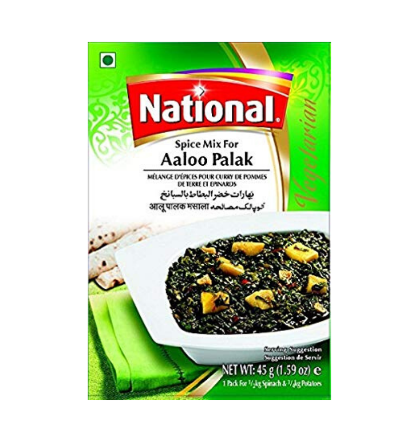 National Aaloo Palak 45 Gm