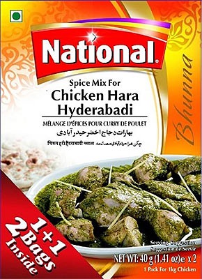 National Chicken Hara Hyderabadi 40 Gm