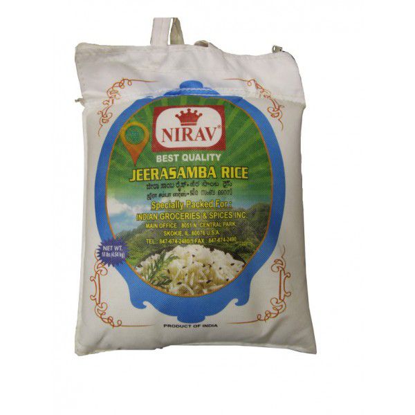 Nirav Jeera Samba Rice 10Lb