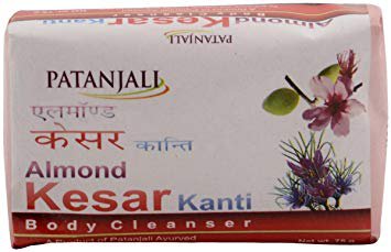 Patanjali Almond Kesar Soap 75 Gm