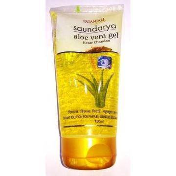 Patanjali Aloe Vera Gel W Kesar Chandan 150 Ml