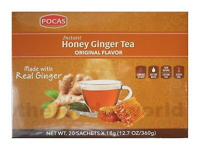 Pocas Instant Honey Ginger Tea 18Gm