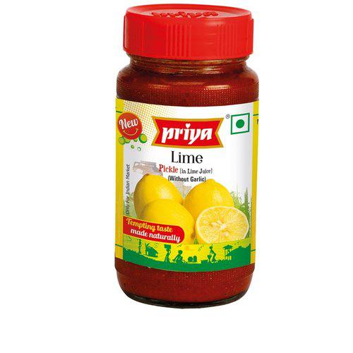 Priya Lime Pickle Without Garlic 300 Gm