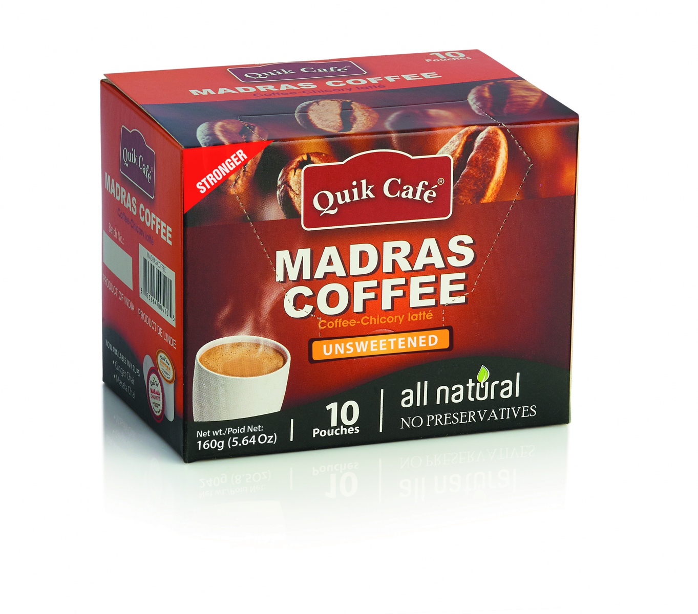 Quik Tea Madras Coffee 160Gm