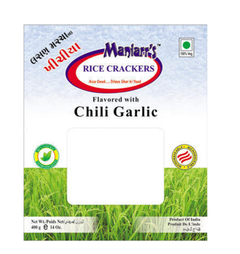 Rice Crackers Garlic Chilli 500 G.M
