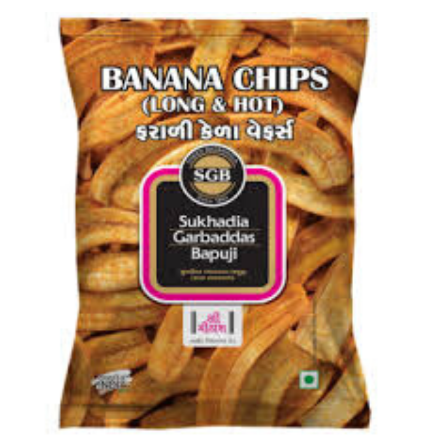 Sgb Long & Mild Banana Chips 100Gm