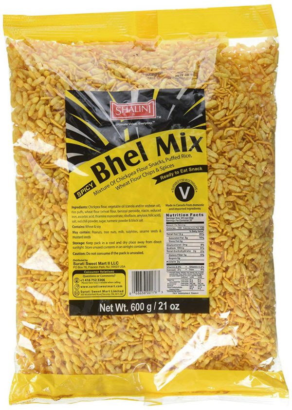 Shalini Bhel Mix Spicy 600 G
