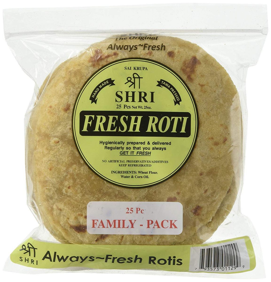 Shree Fresh Roti 7 Oz