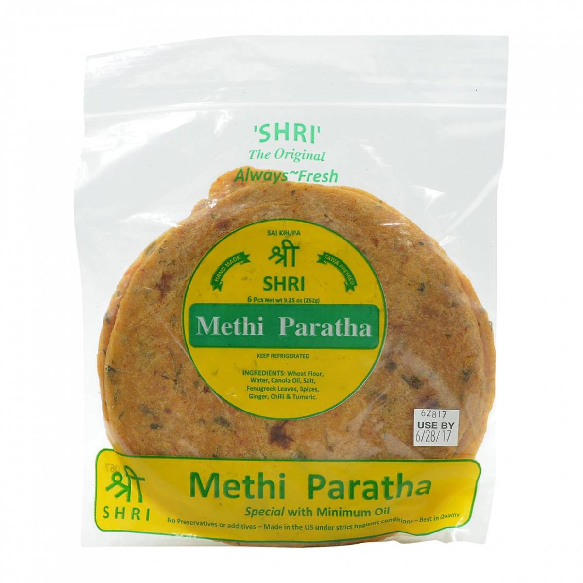 Shri Methi Paratha